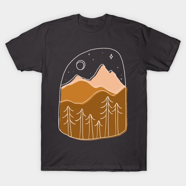 Golden Hills T-Shirt by kikamack